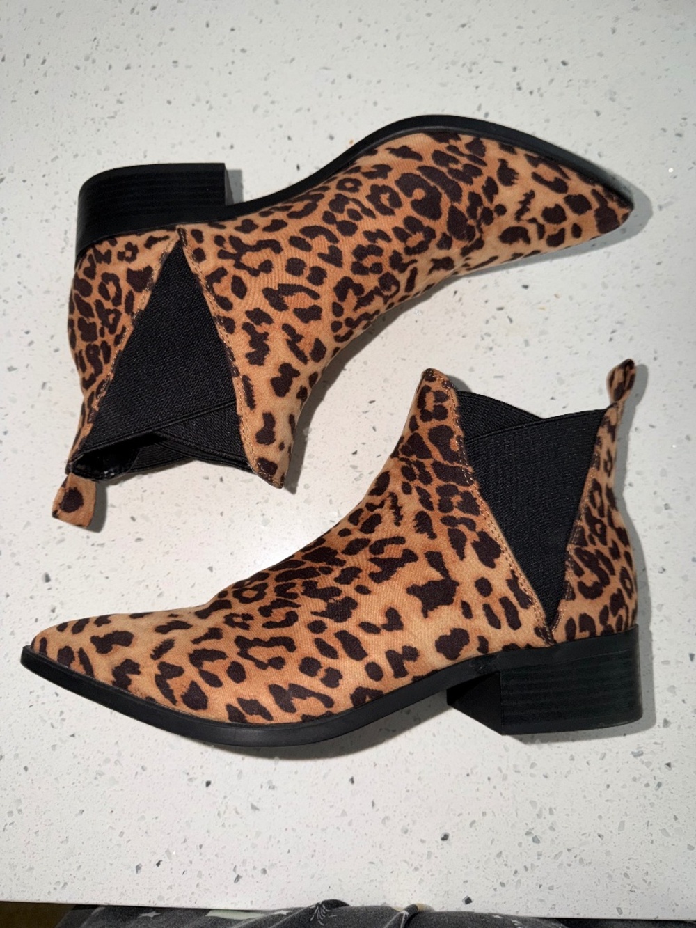 Leopard Boots Size 8.5